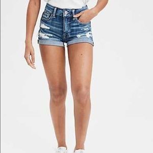 American Eagle ripped jean short ✰
